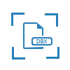 auto-detects dbx file