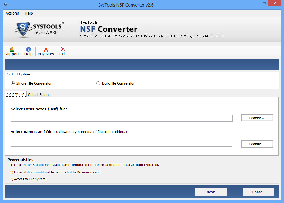 install nsf converter