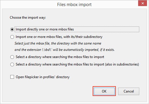 file mbox import