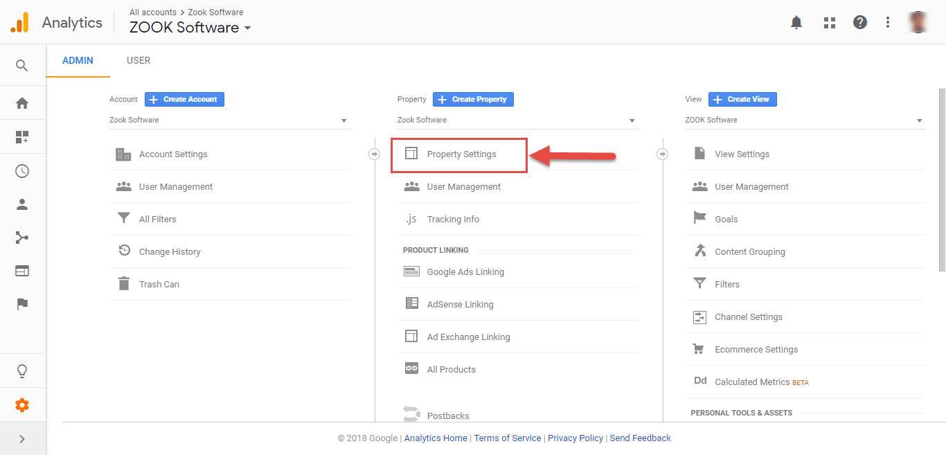 analytics property