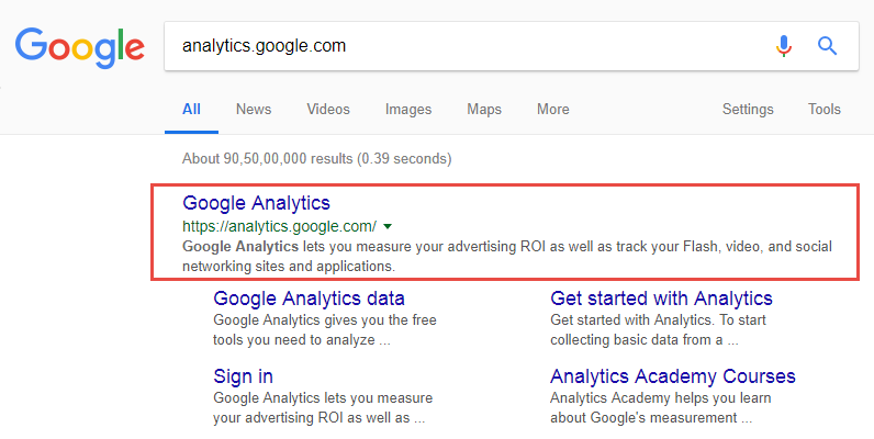 analytics preview in google