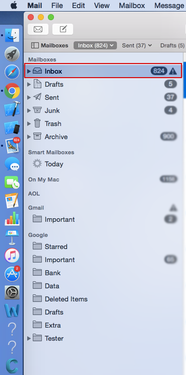 select mac folder