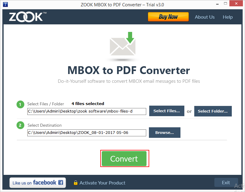 mbox to pdf converter convert