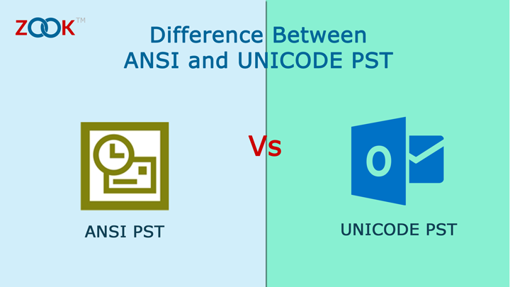 difference between unicode and ansi pst