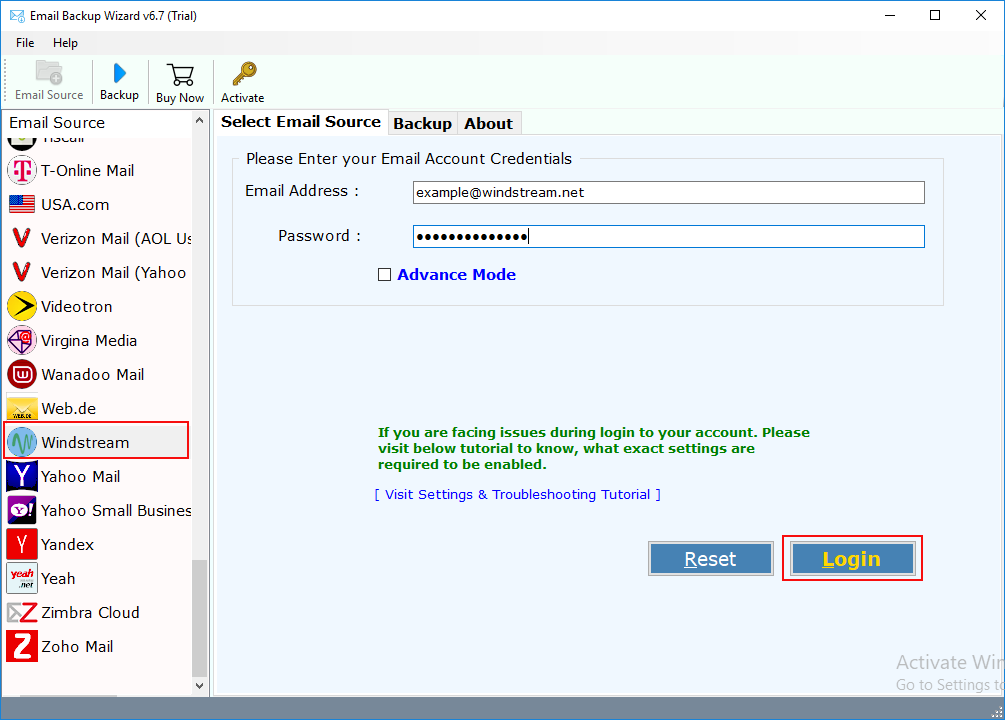 windstream login