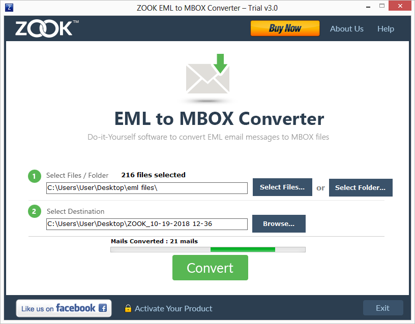 eml to mbox conversion