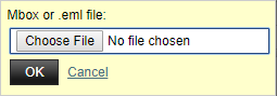 choose files in horde mail