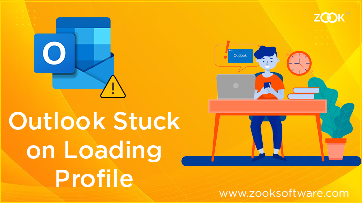 outlook stuck on loading profile