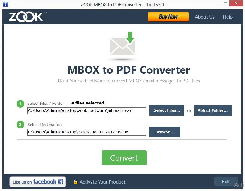export mbox to pdf