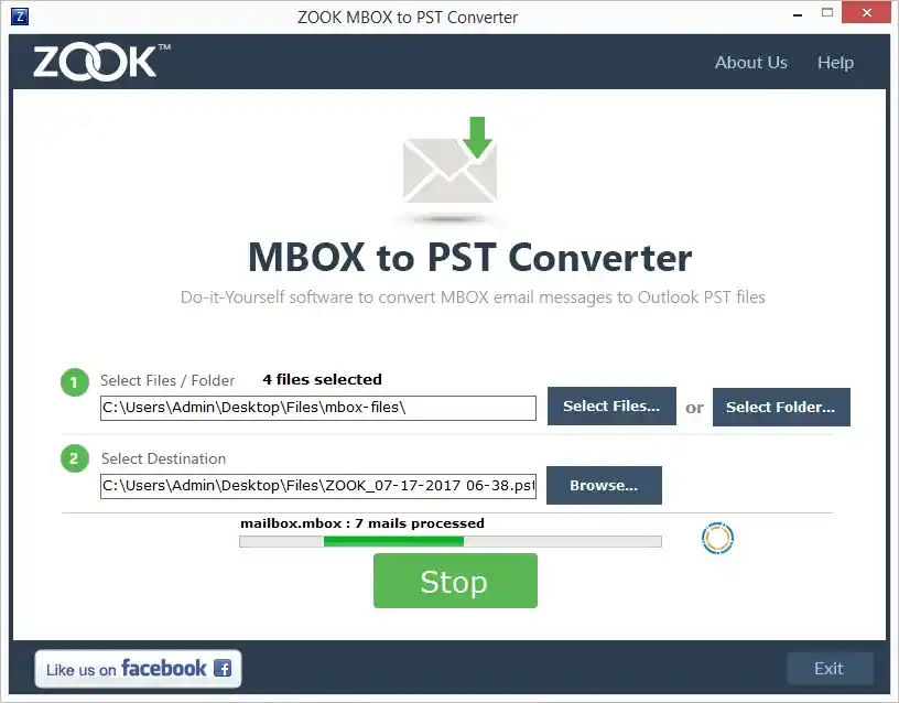 migração mbox para pst