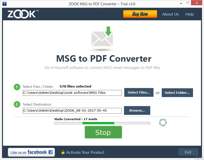 exportovat MSG do PDF