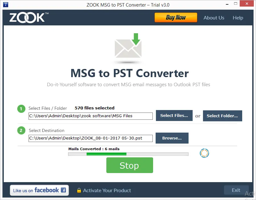 msg to pst conversion