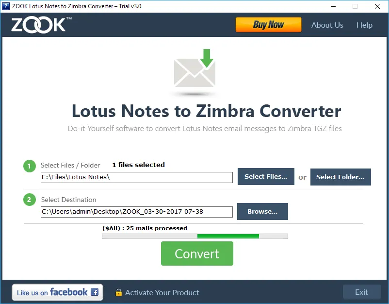 export nsf to zimbra