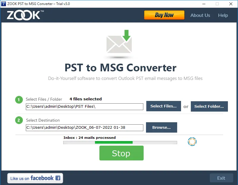 pst to msg conversion